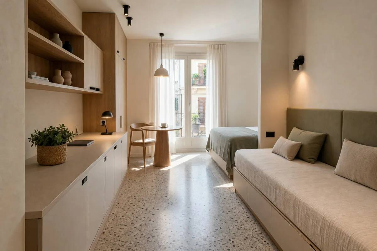 Visualización orientativa de mobiliario a medida para hoteles en Altea